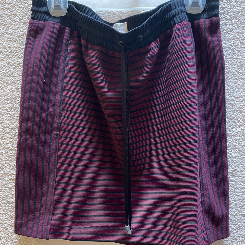 A burgundy/maroon skirt from Lou & Grey